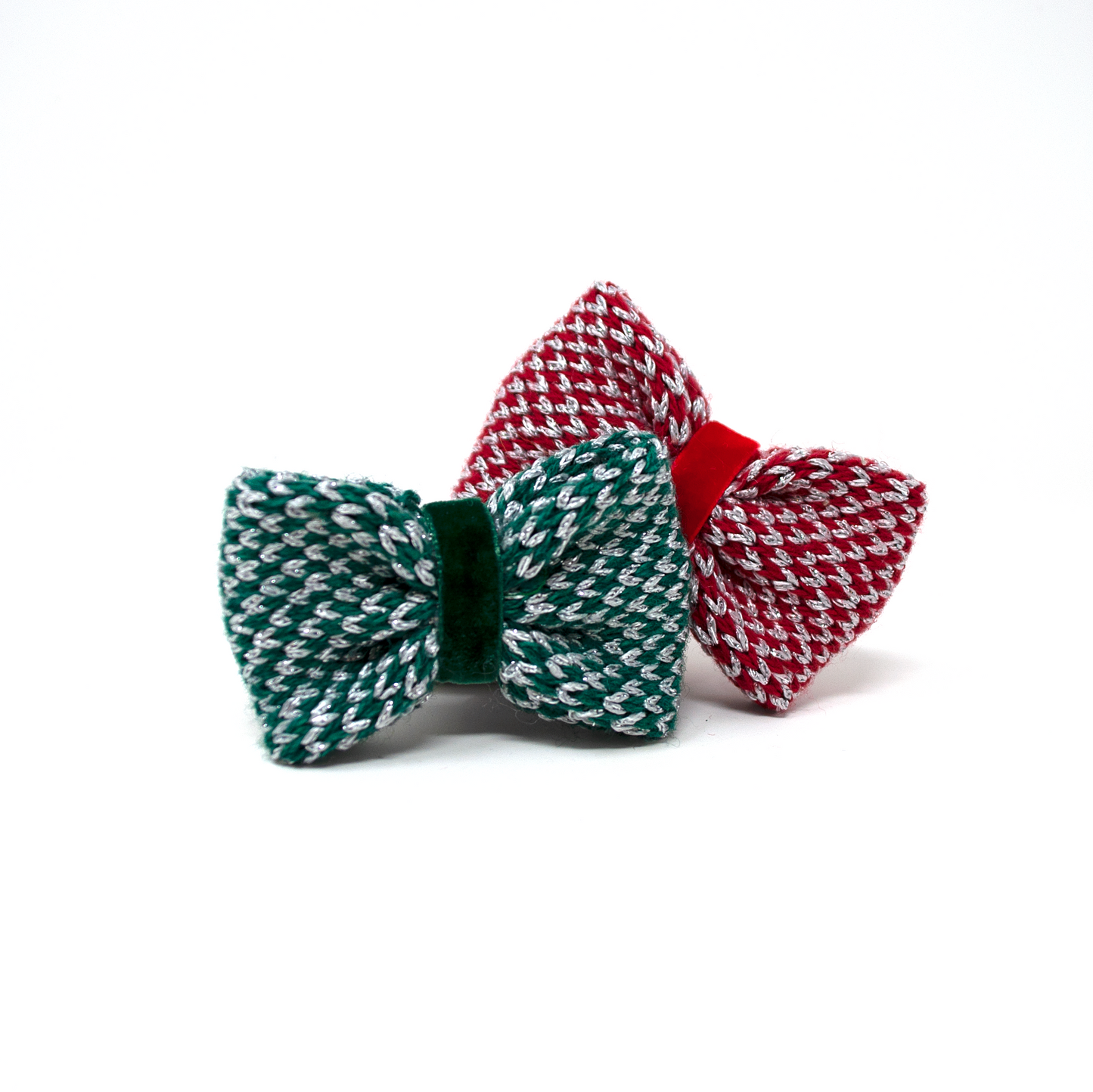 Green Sparkles - Christmas '23 Collection - Luxury Dog Bow Tie