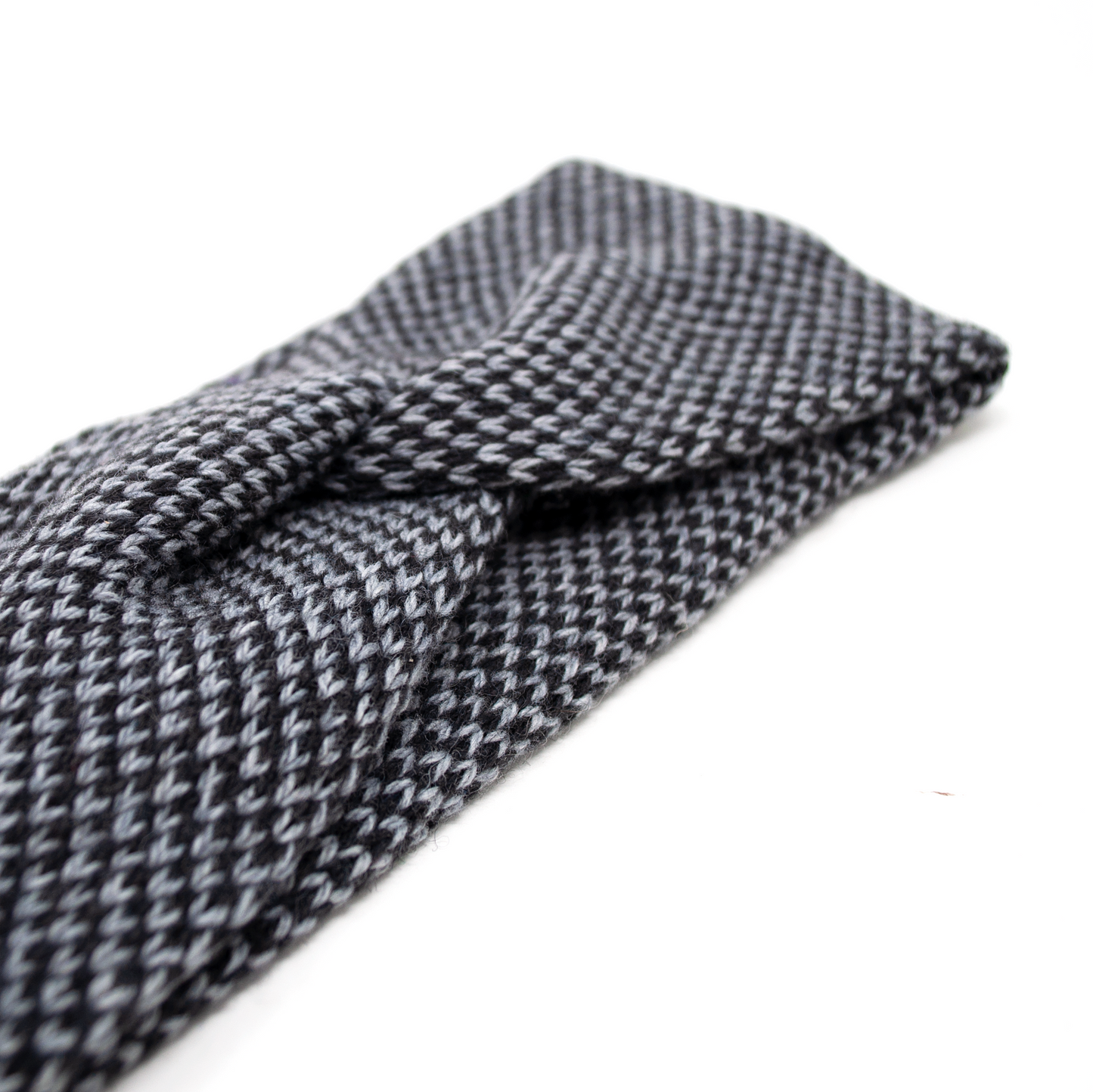 Black & Grey - Harris Design - Luxury Twist Knot Headband