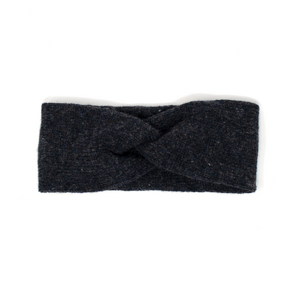 Charcoal - AW23 Collection - Luxury Twist Knot Headband