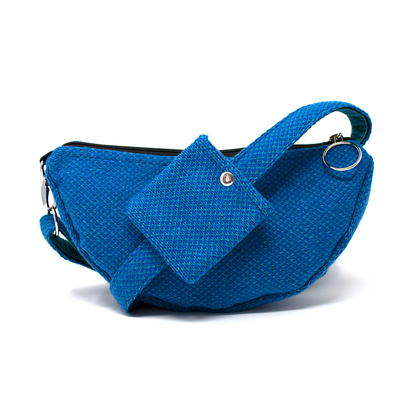 Royal Blue & Turquoise - Harris Design - Luxury Cross Body Bag