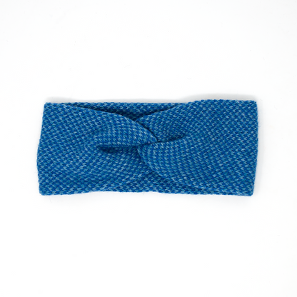 Royal Blue & Turquoise- Harris Design - Luxury Twist Knot Headband