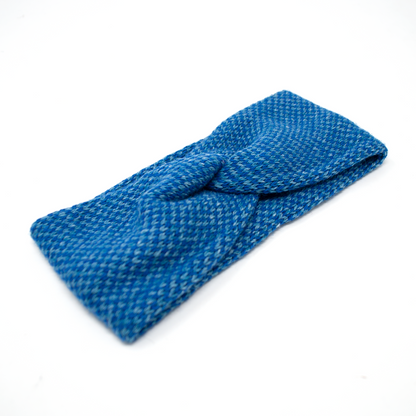 Royal Blue & Turquoise- Harris Design - Luxury Twist Knot Headband