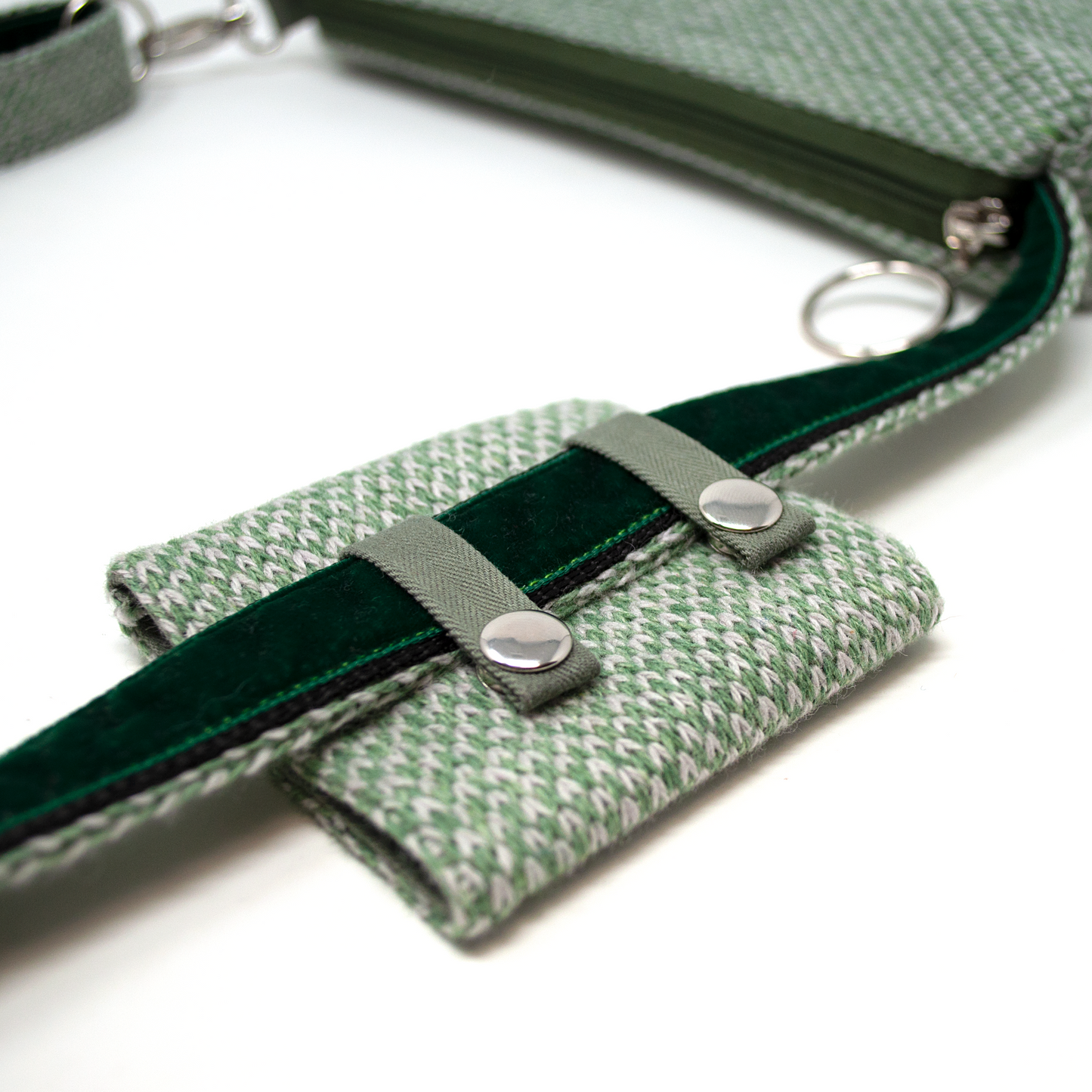 Green & Dove - Harris Design -  Luxury Cross Body Bag