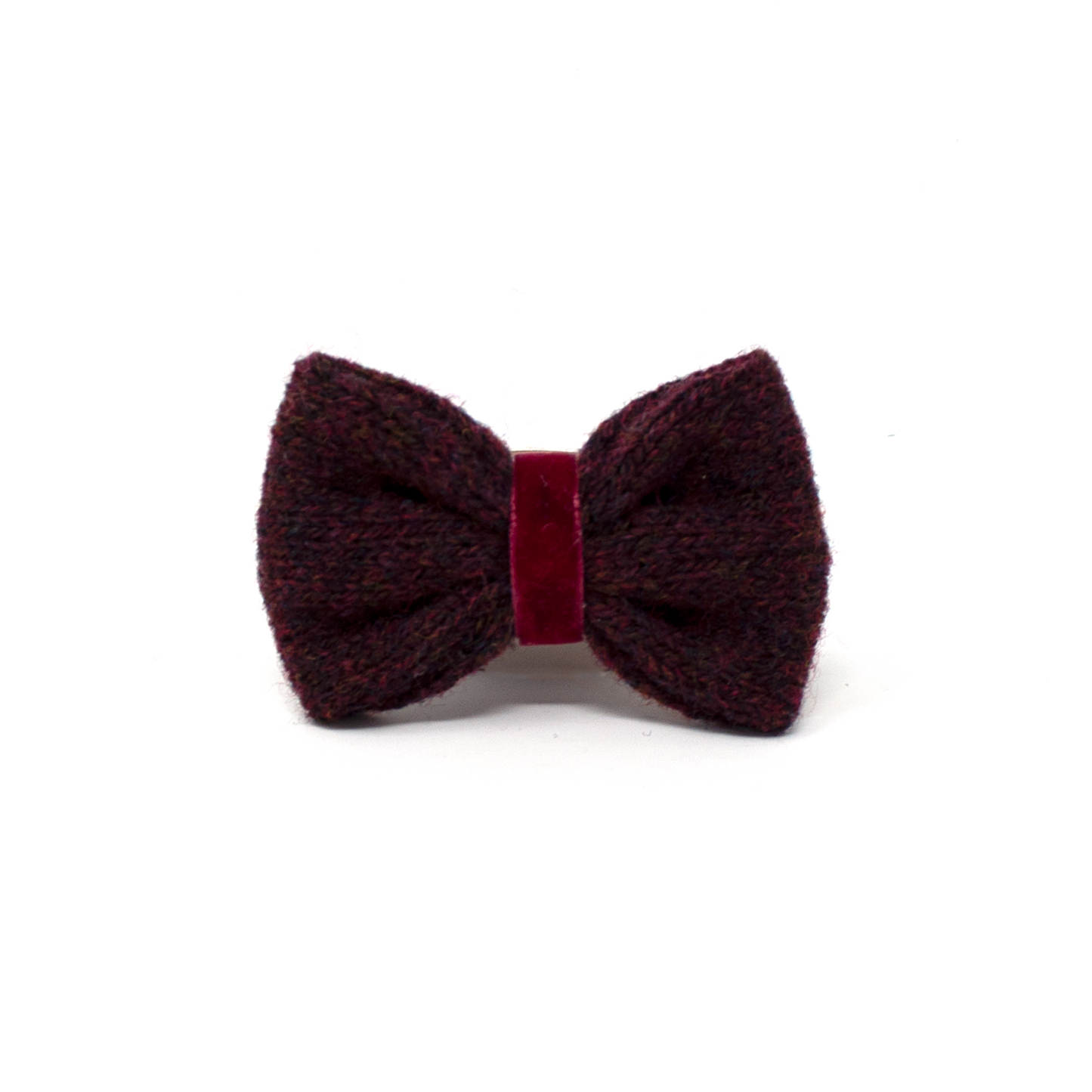 Burgundy - Debonair Collection - Dog Bow Tie