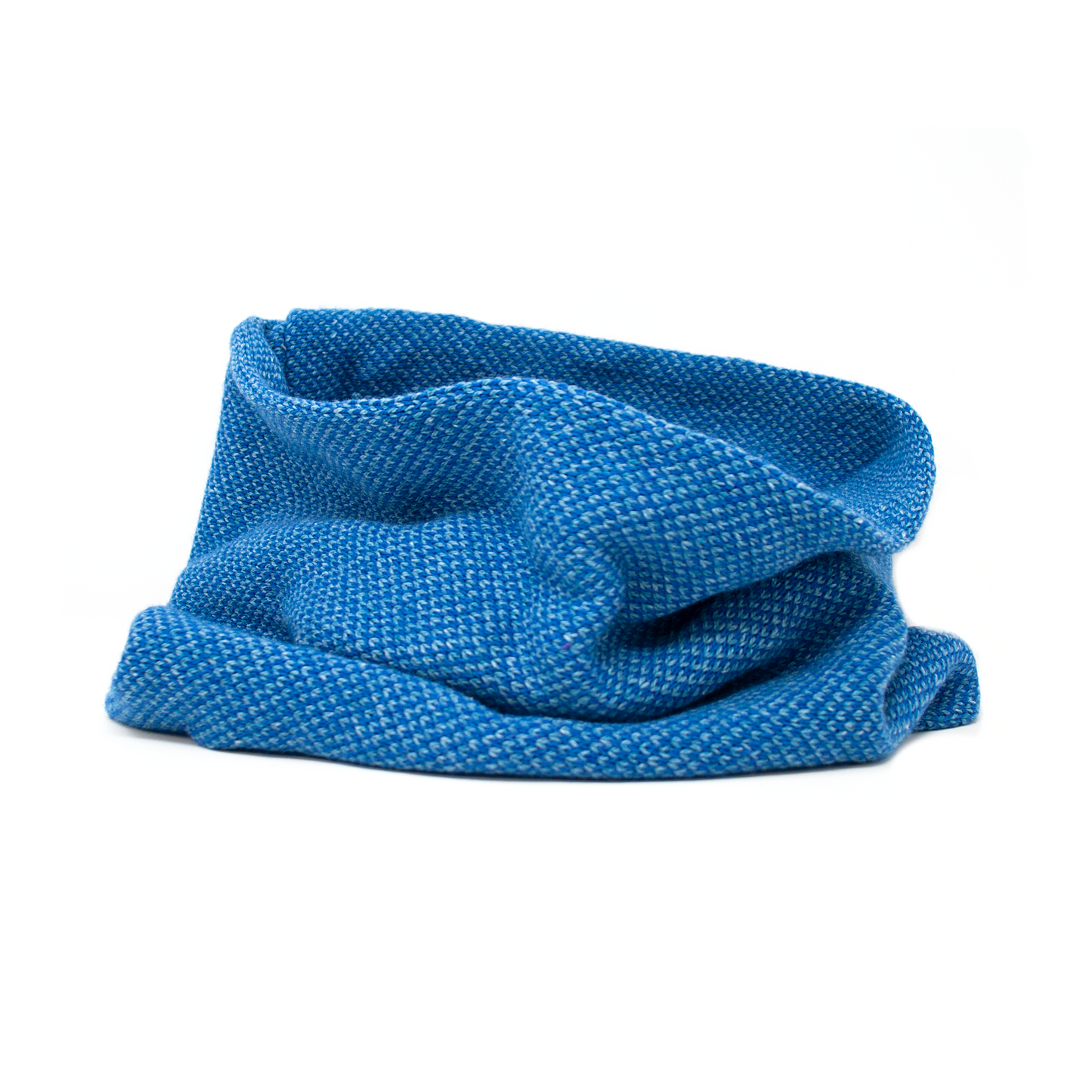 Royal Blue & Turquoise - Harris Design - Luxury Knitted Snood