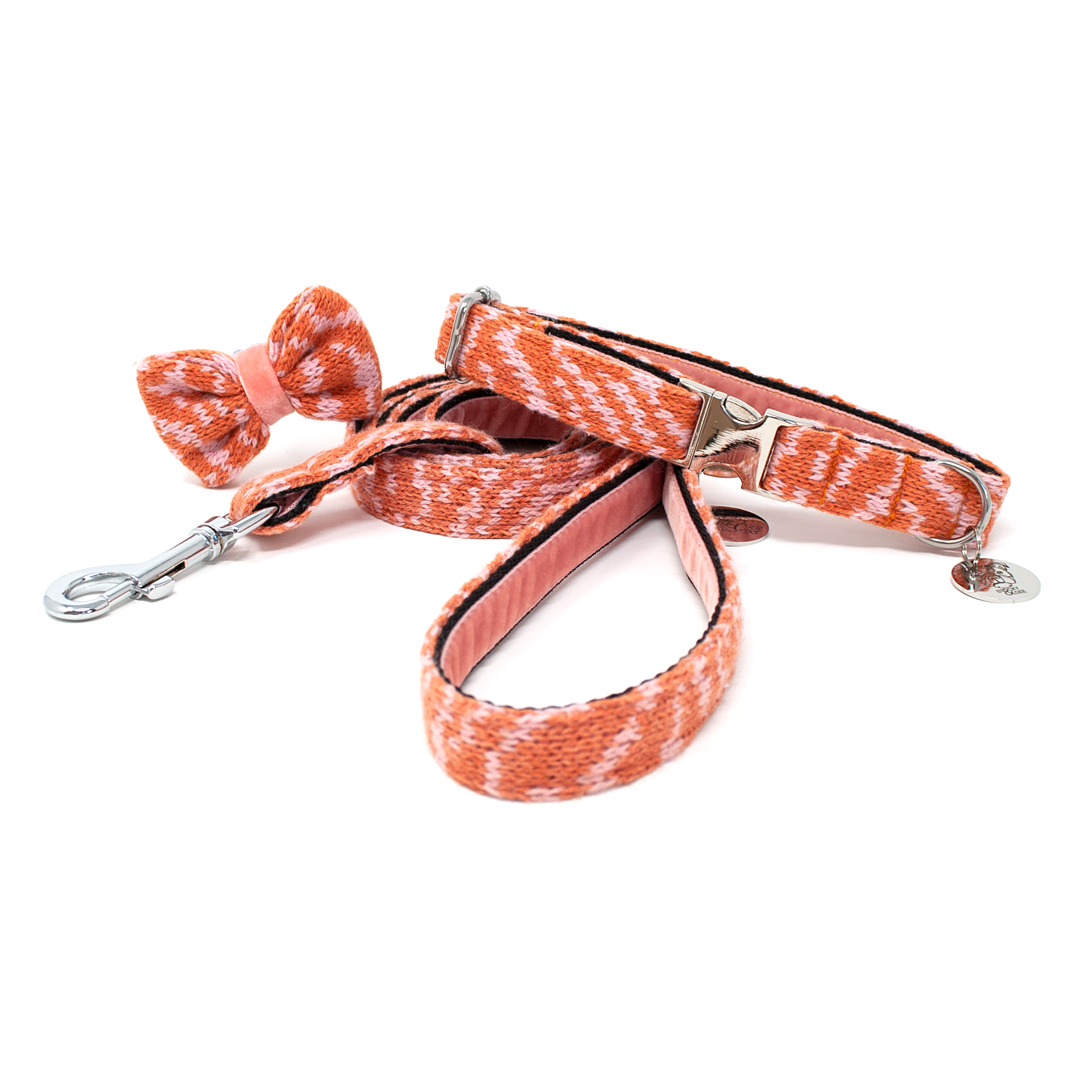 Coral - SS25 Collection - Collar, Lead & Bow Tie Bundle