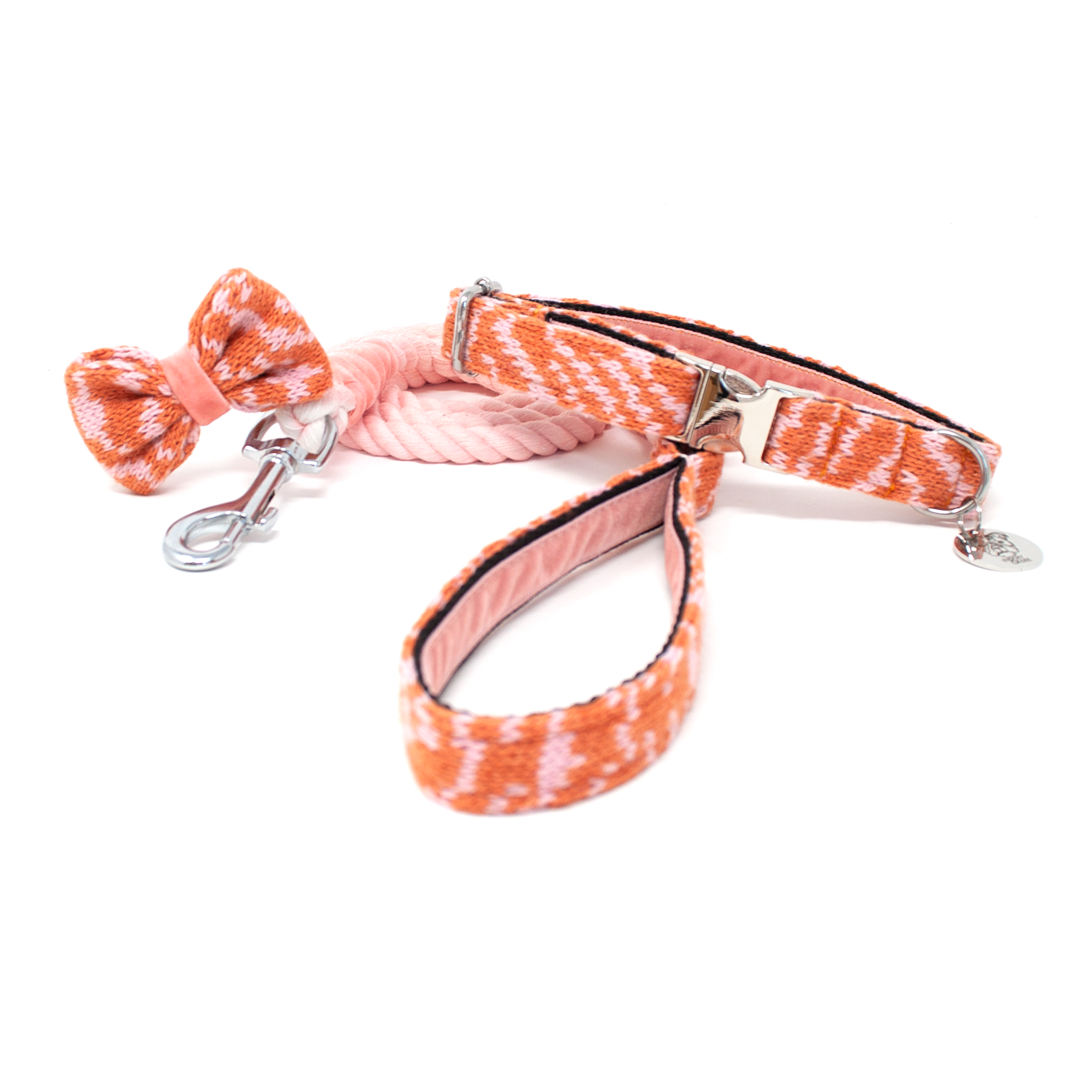 Coral - SS25 Collection - Collar, Lead & Bow Tie Bundle