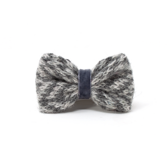 Slate - Luxury Dog Bow Tie