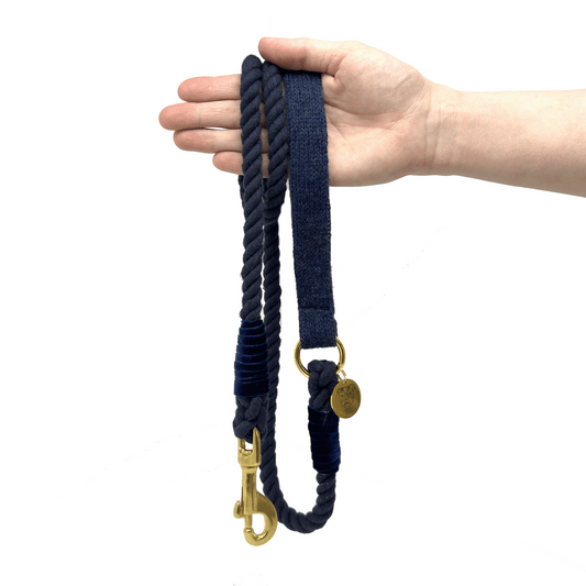 Midnight - The Holly Collection - Rope Dog Lead