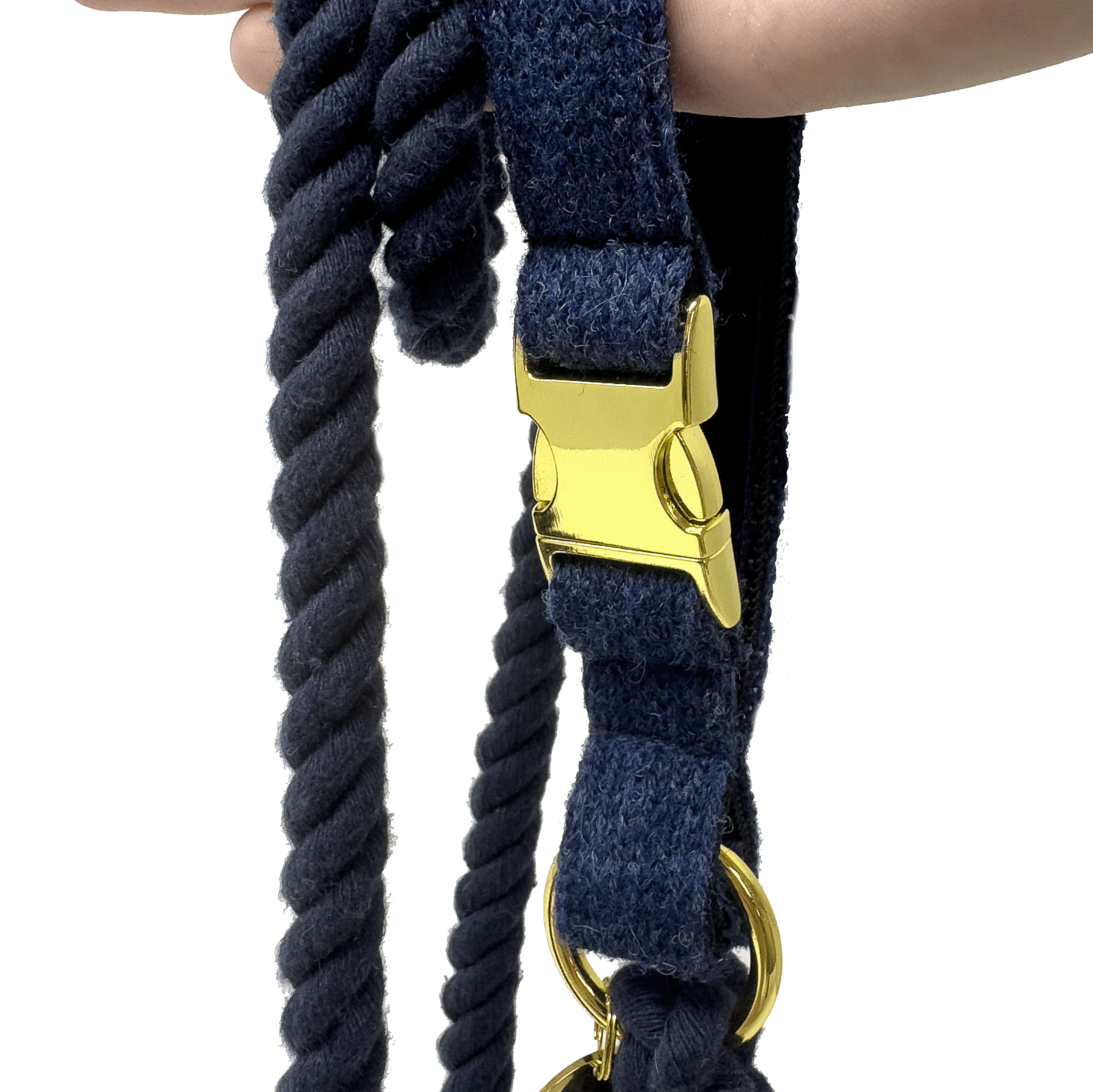 Midnight - The Holly Collection - Rope Dog Lead