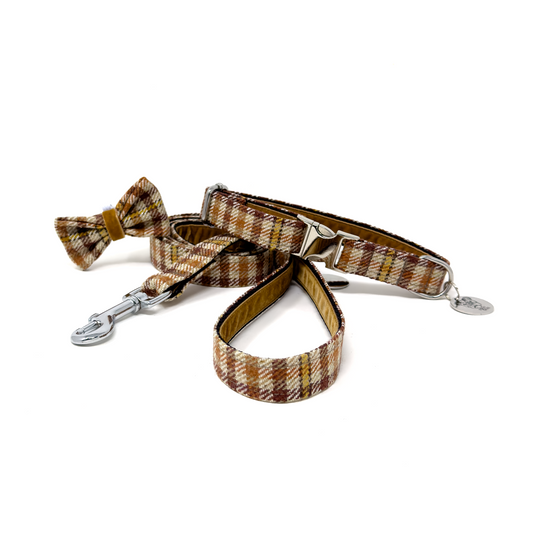 The Glenlyon Collection - Collar, Lead & Bow Tie Bundle