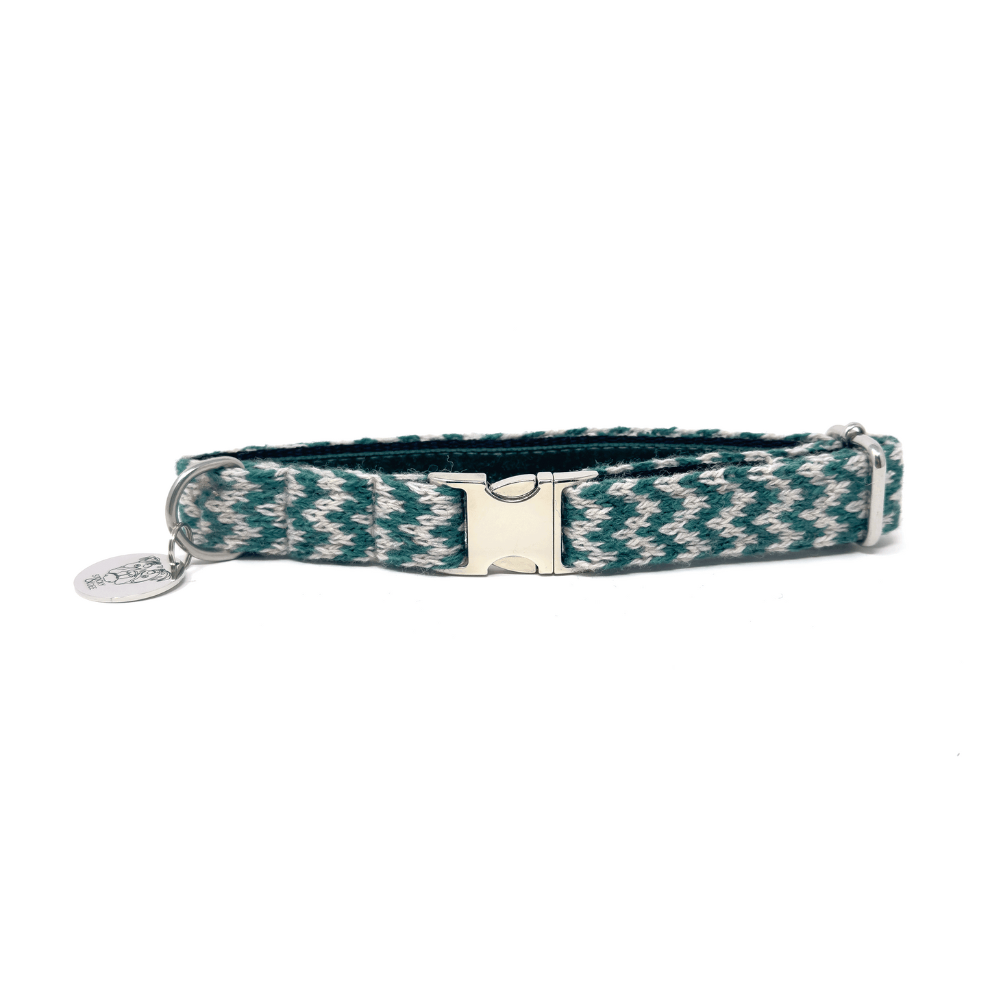Sea Green & Dove - Bonbon Design - Luxury Dog Collar