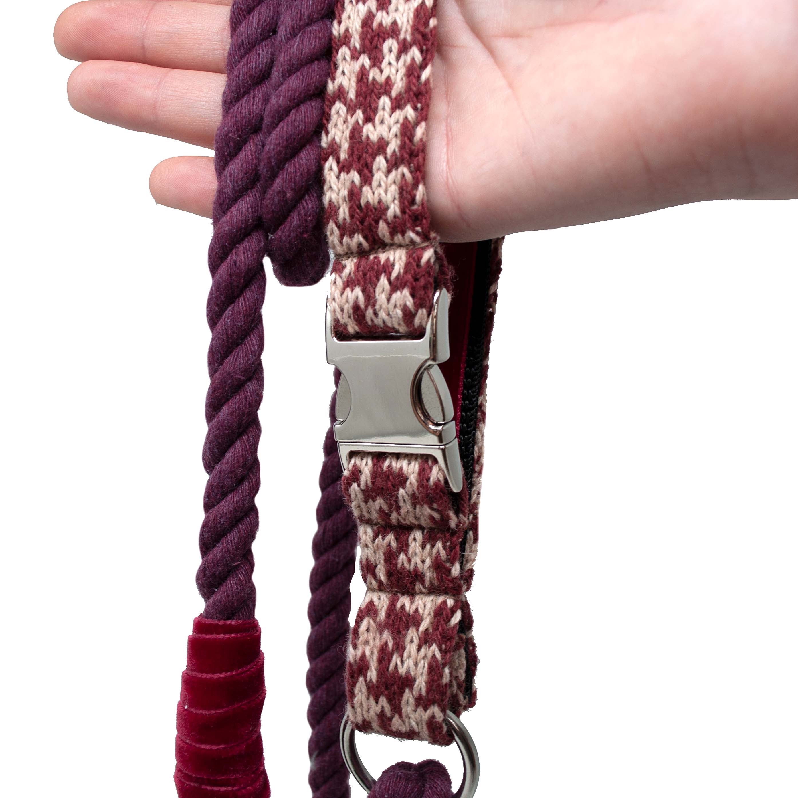 Knightsbridge - Houndstooth '25 Collection - Rope Dog Lead