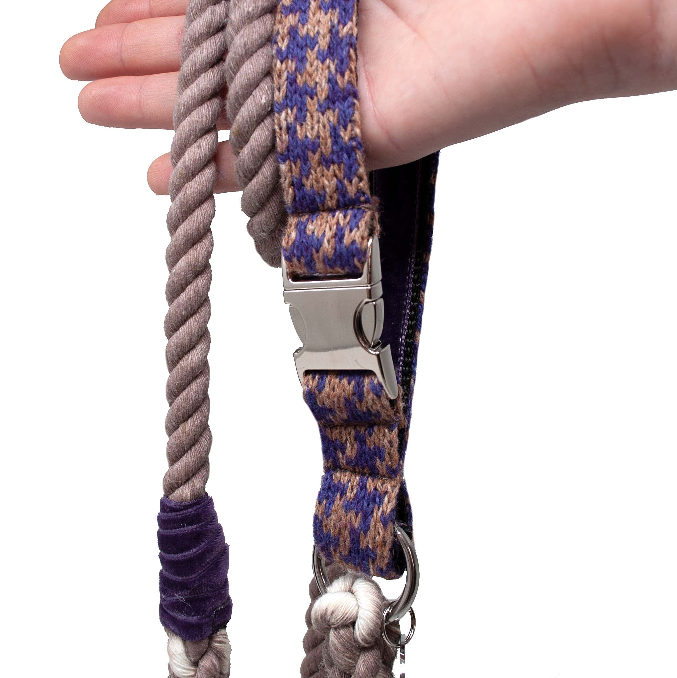 Kensington - Houndstooth '25 Collection - Rope Dog Lead