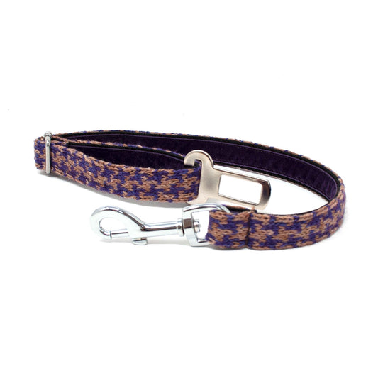 Kensington - Houndstooth '25 Collection - Dog Seatbelt