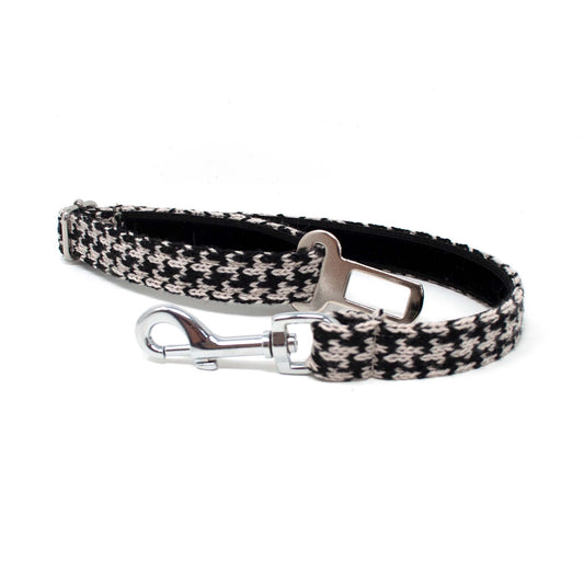 Soho - Houndstooth '25 Collection - Dog Seatbelt