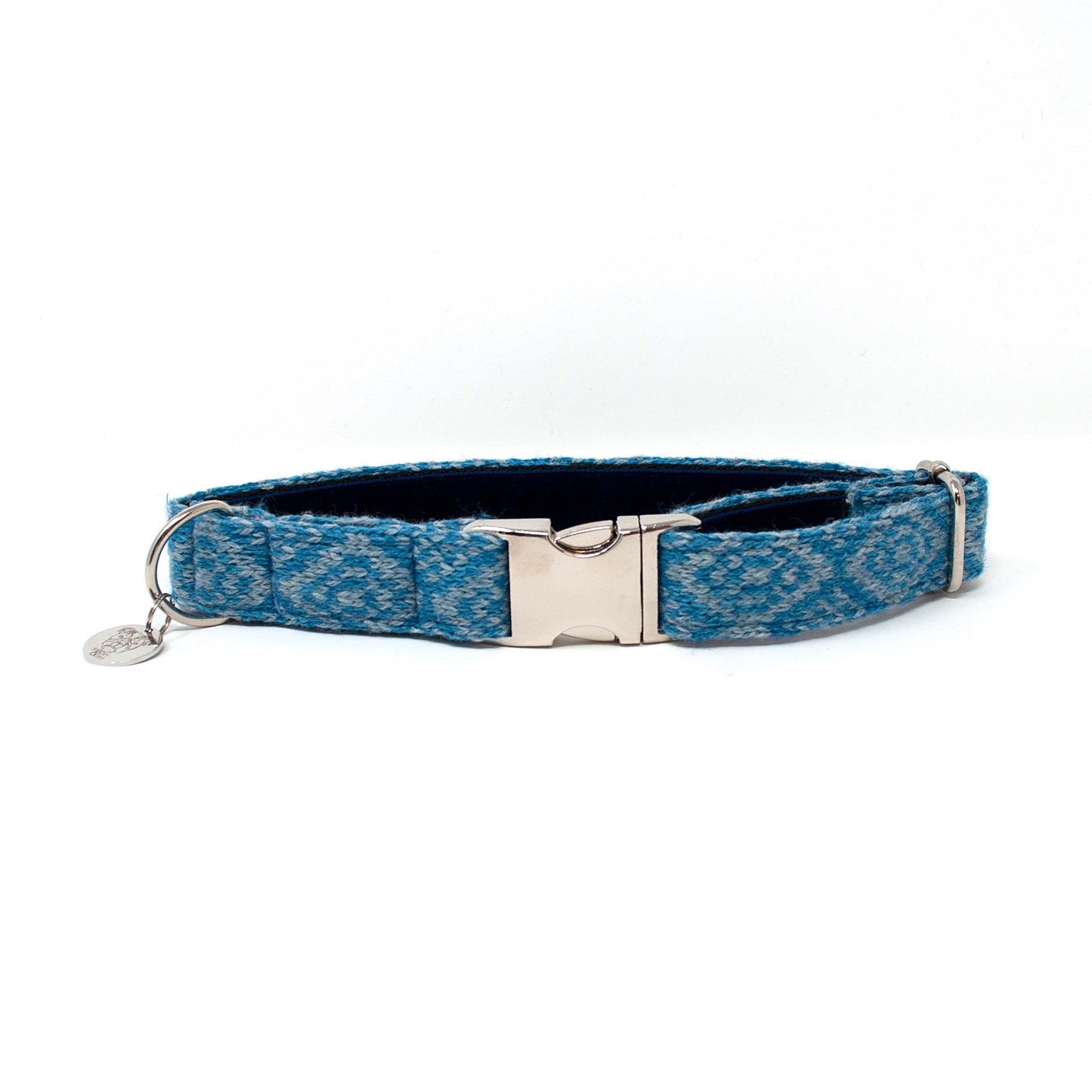 Turquoise & Ice Blue - Barclay Design - Handmade Dog Collar