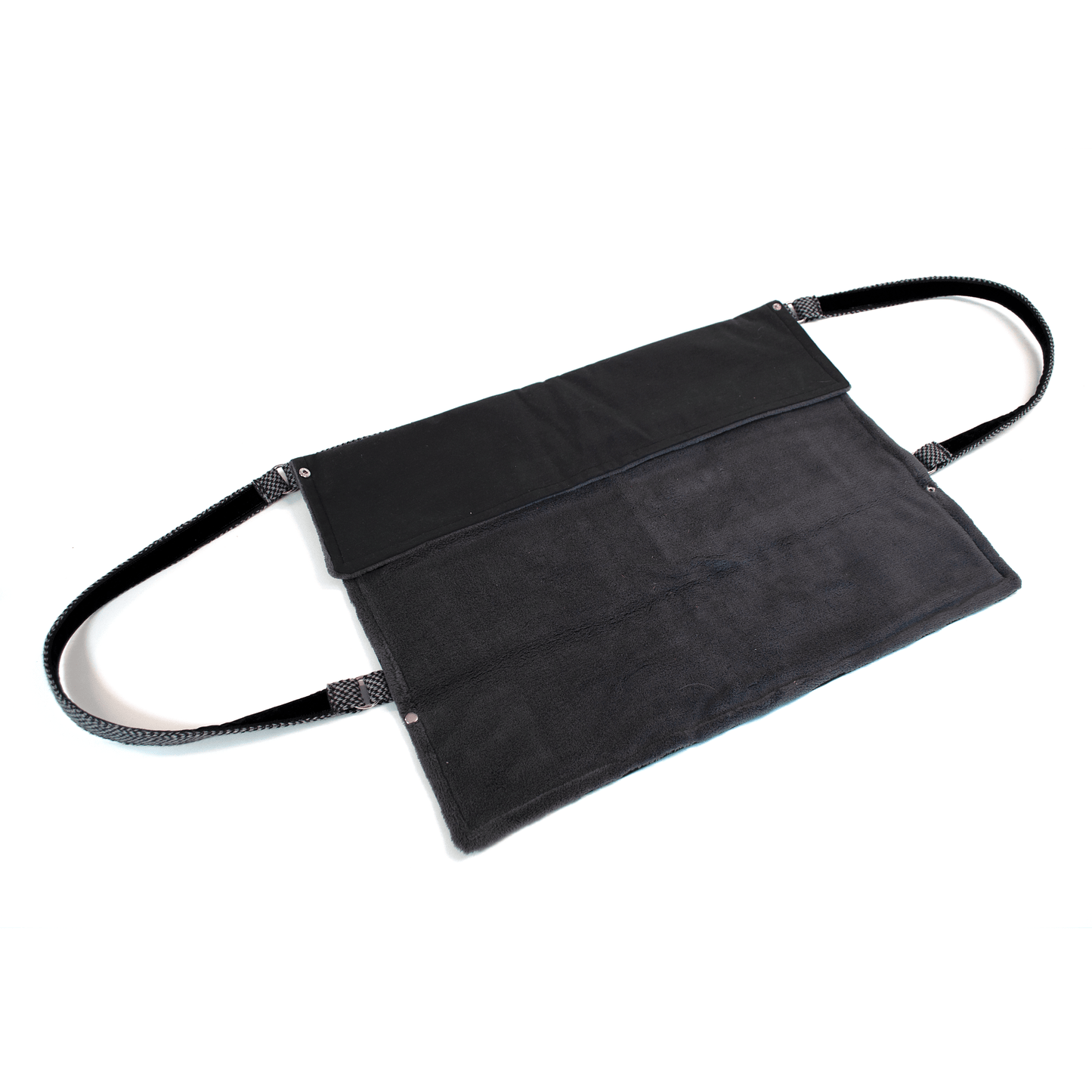 Travel Place Mat - Black & Grey Harris Design