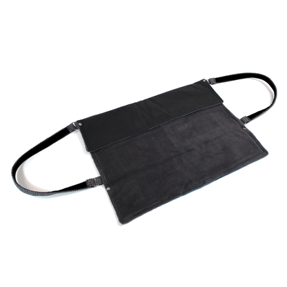 Travel Place Mat - Black & Grey Harris Design