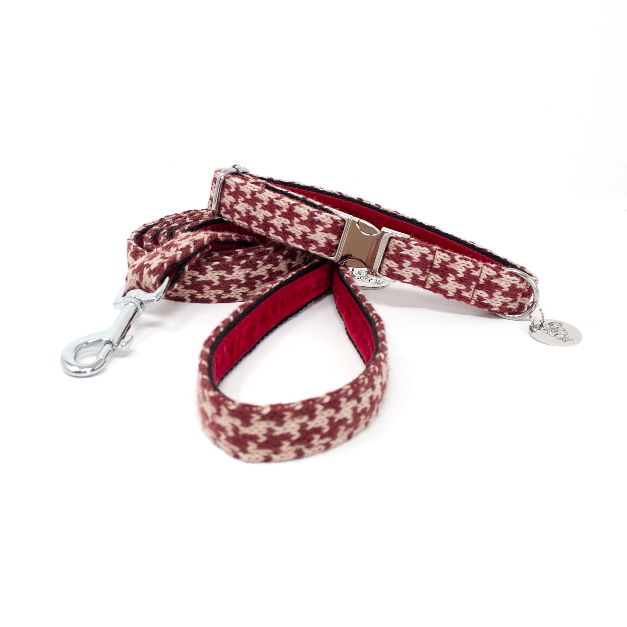 Knightsbridge - Houndstooth '25 Collection - Luxury Dog Collar