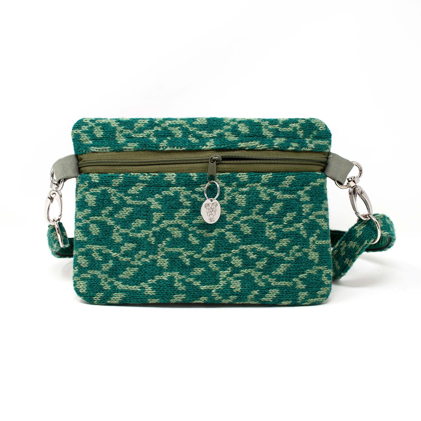 Sea Green & Green - Vine Design - Bum Bag