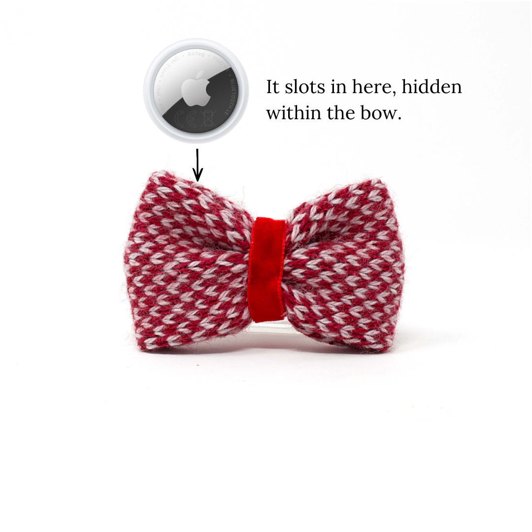 Rosehip & Dove - Harris Design - Luxury Dog Bow Tie