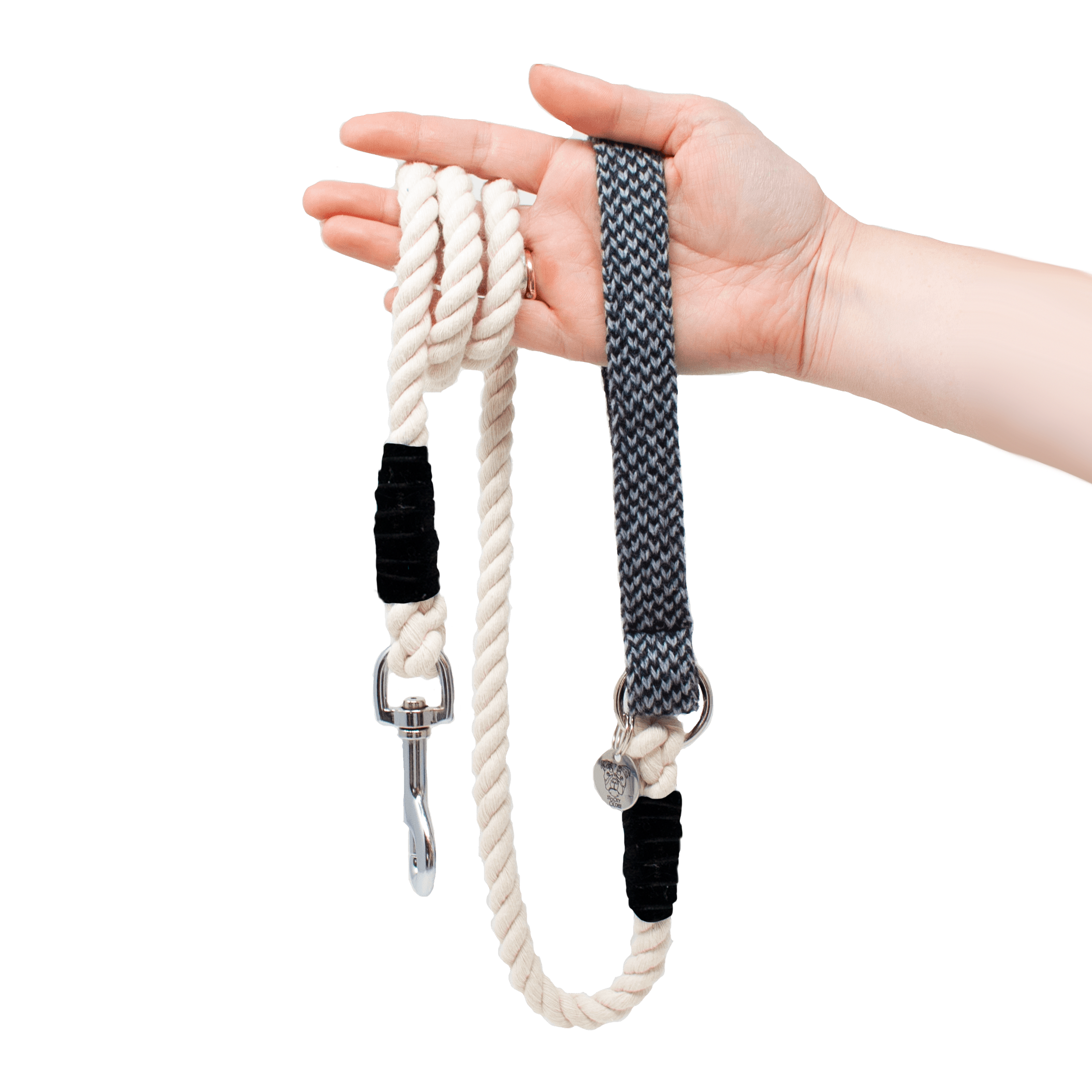 Black & Grey - Classic Collection - Luxury Dog Collar