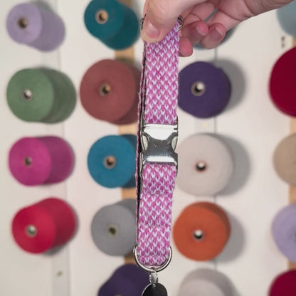 Pink & Dove - Classic Collection - Luxury Dog Collar