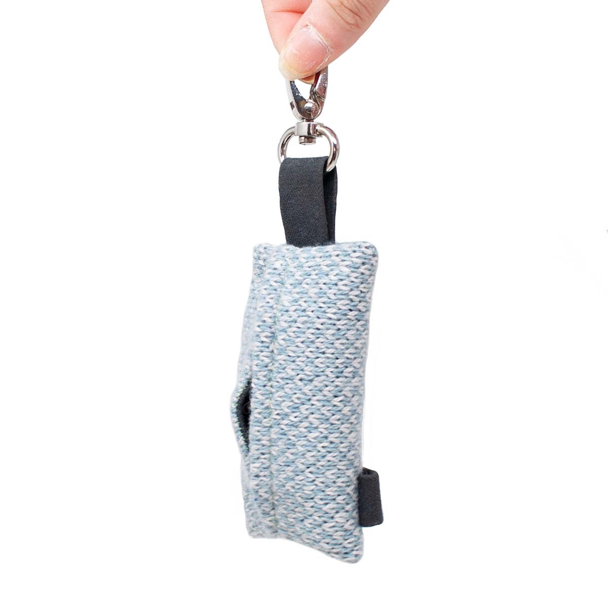 Ice Blue & Dove - Harris Design - Luxury Poo Bag Holder