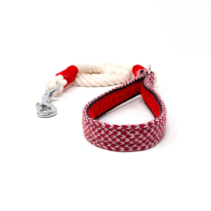 Rosehip & Dove - Harris Design - Rope Dog Lead
