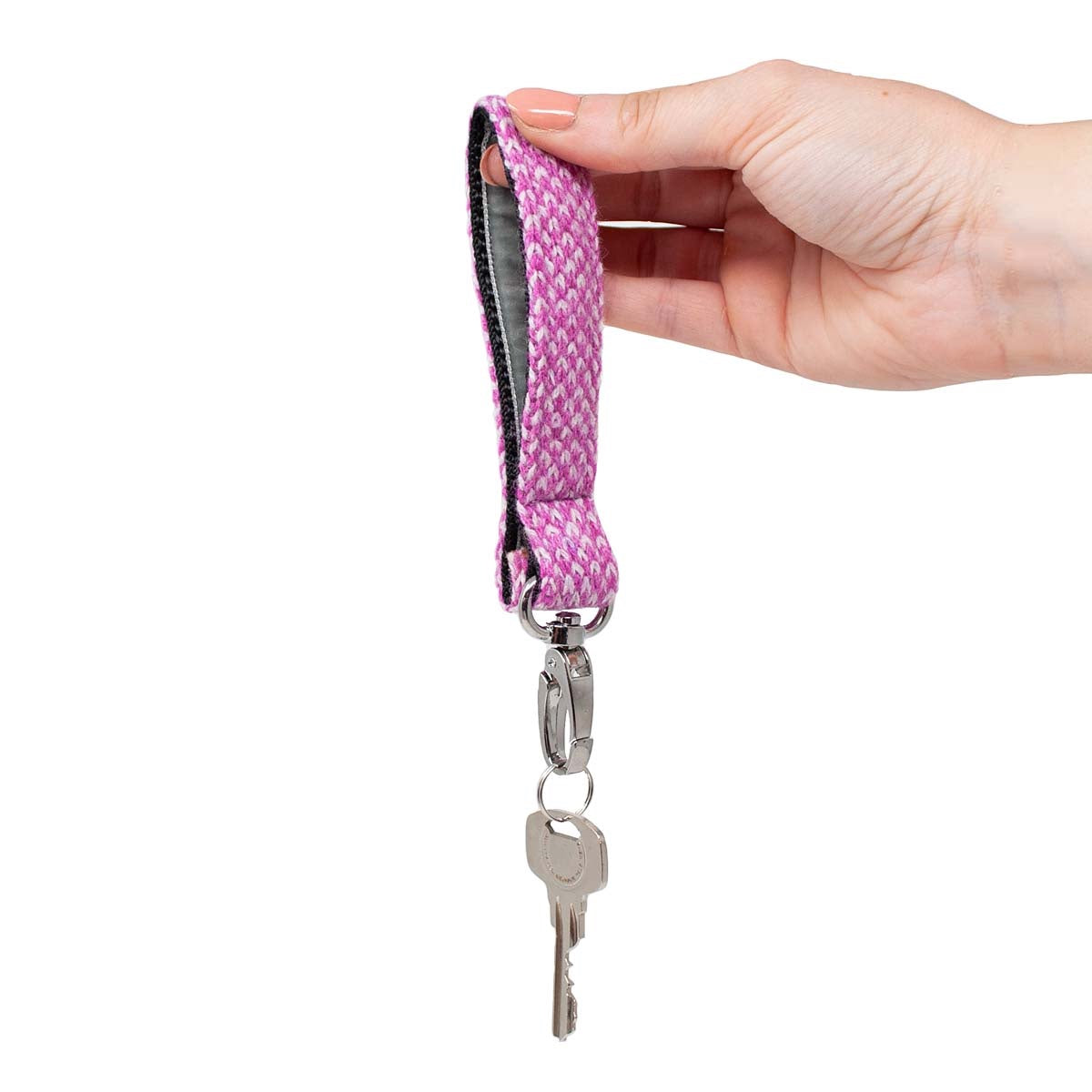 Pink & Dove  - Harris Design - Handmade Key Ring