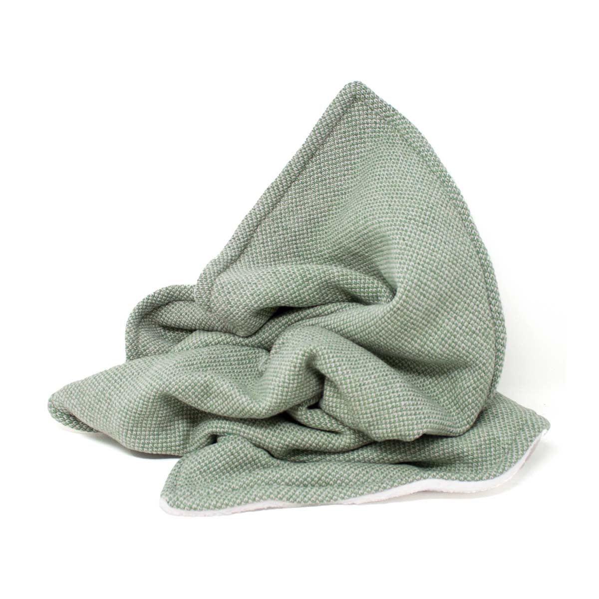 Green & Dove - Harris Design - Luxury Knitted Blanket