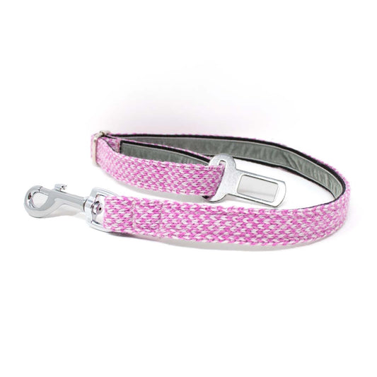 Pink & Dove - Harris Design - Luxury Dog Seatbelt