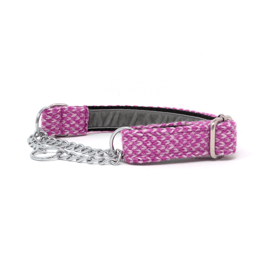 Pink & Dove - Harris Design - Martingale Dog Collar