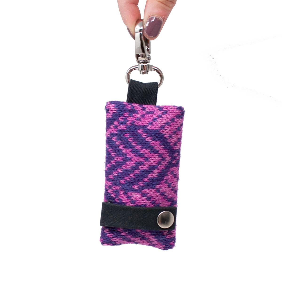 Purple & Pink - Fell Design - Poo Bag Holder