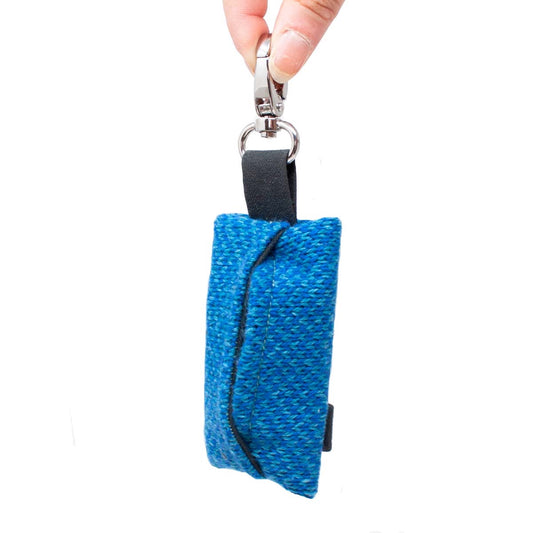 Royal Blue & Turquoise - Harris Design - Luxury Poo Bag Holder
