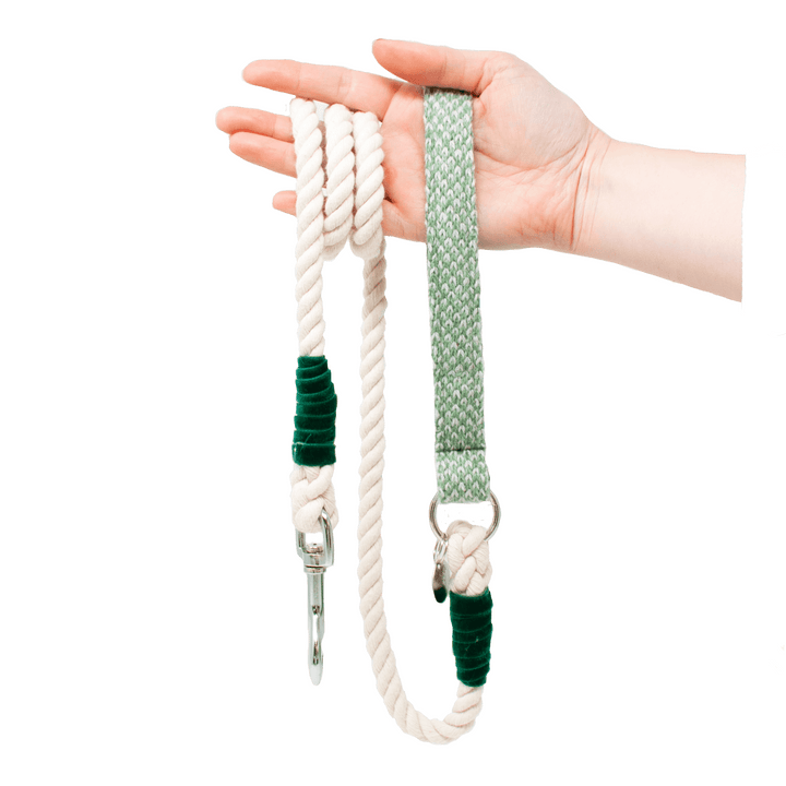 Green & Dove - Classic Collection - Luxury Dog Harness