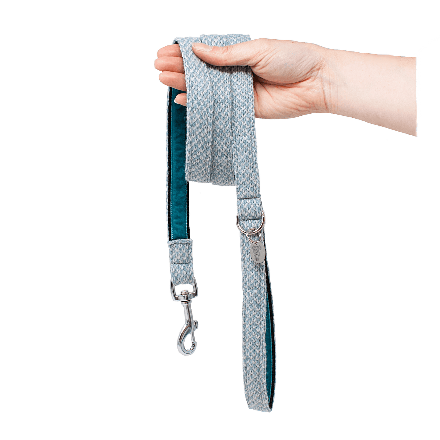 Ice Blue & Dove - Harris Design - Luxury Dog Harness