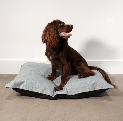 Ice Blue & Dove - Harris Design - Luxury Dog Bed