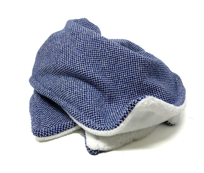 Navy & Dove - Harris Design - Luxury Dog Blanket