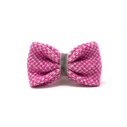 Pink & Dove - Harris Design - Dog Bow Tie