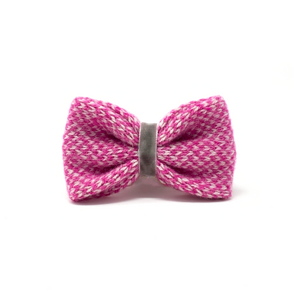 Pink & Dove - Harris Design - Luxury Dog Bow Tie