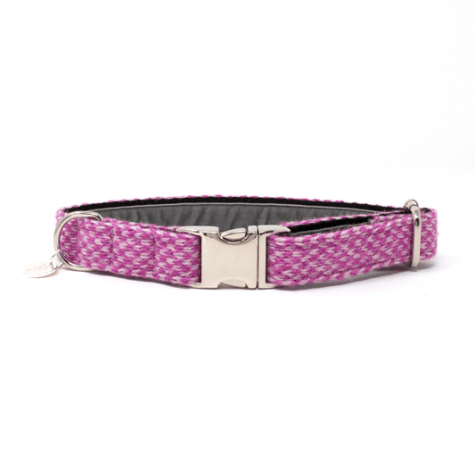 Pink & Dove - Harris Design - Handmade Dog Collar