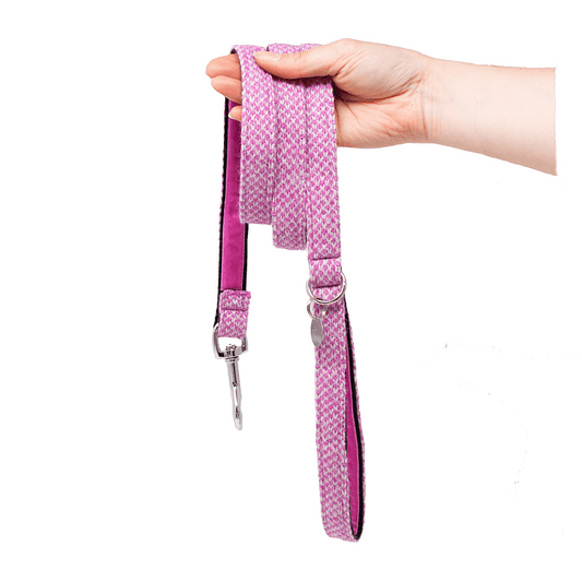 Pink & Dove - Harris Design - Luxury Dog Lead