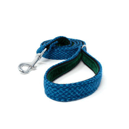 Royal Blue & Turquoise - Harris Design - Luxury Dog Lead