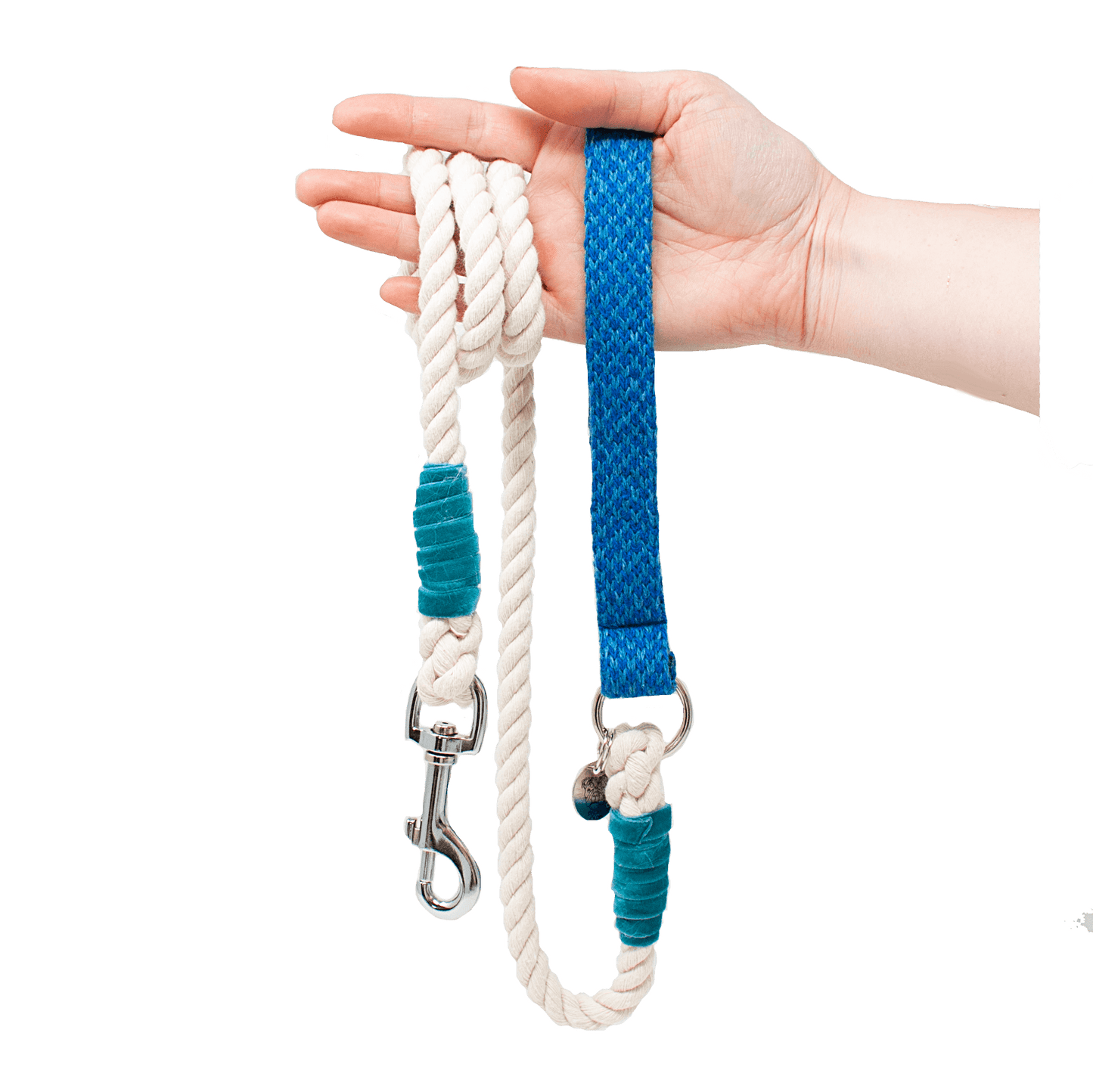 Royal Blue & Turquoise - Harris Design - Luxury Dog Harness