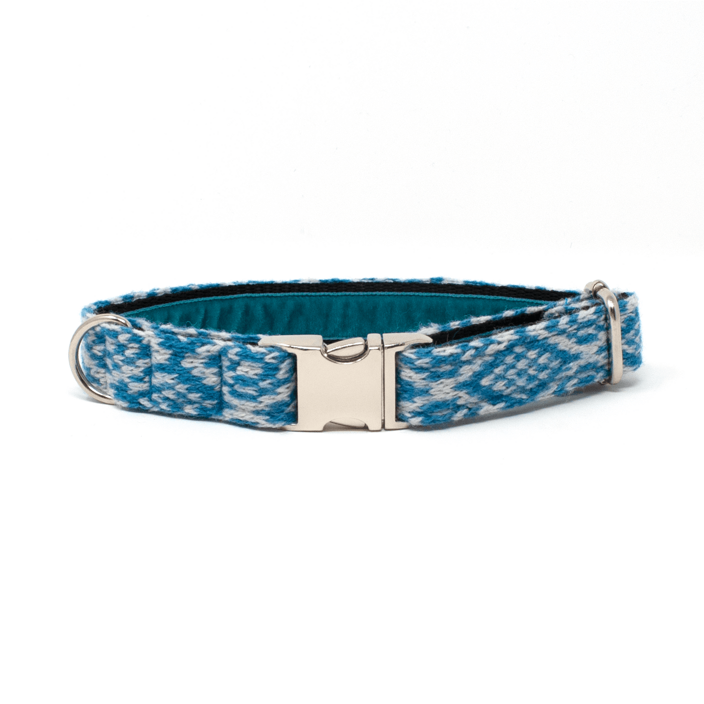 Bespoke Design: Turquoise & Dove - Barclay Design - Handmade Dog Collar