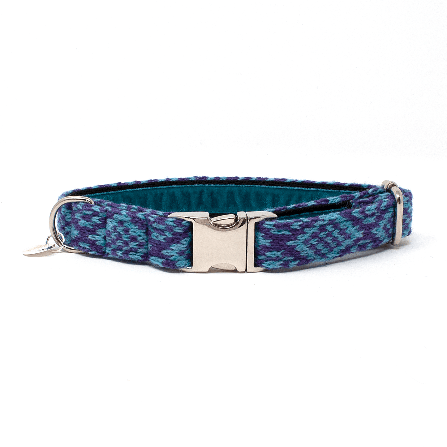 Bespoke Design: Purple & Turquoise - Barclay Design - Handmade Dog Collar