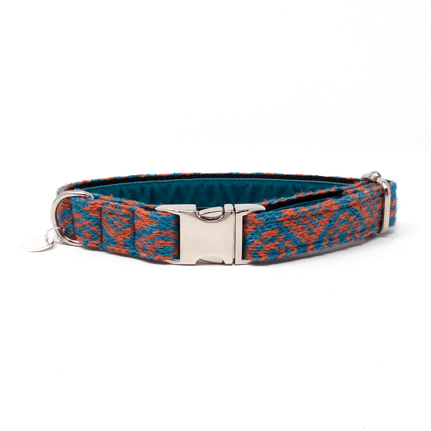 Bespoke Design: Turquoise & Orange - Barclay Design - Handmade Dog Collar
