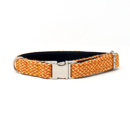 Bespoke Design: Yellow & Orange - Harris Design - Handmade Dog Collar